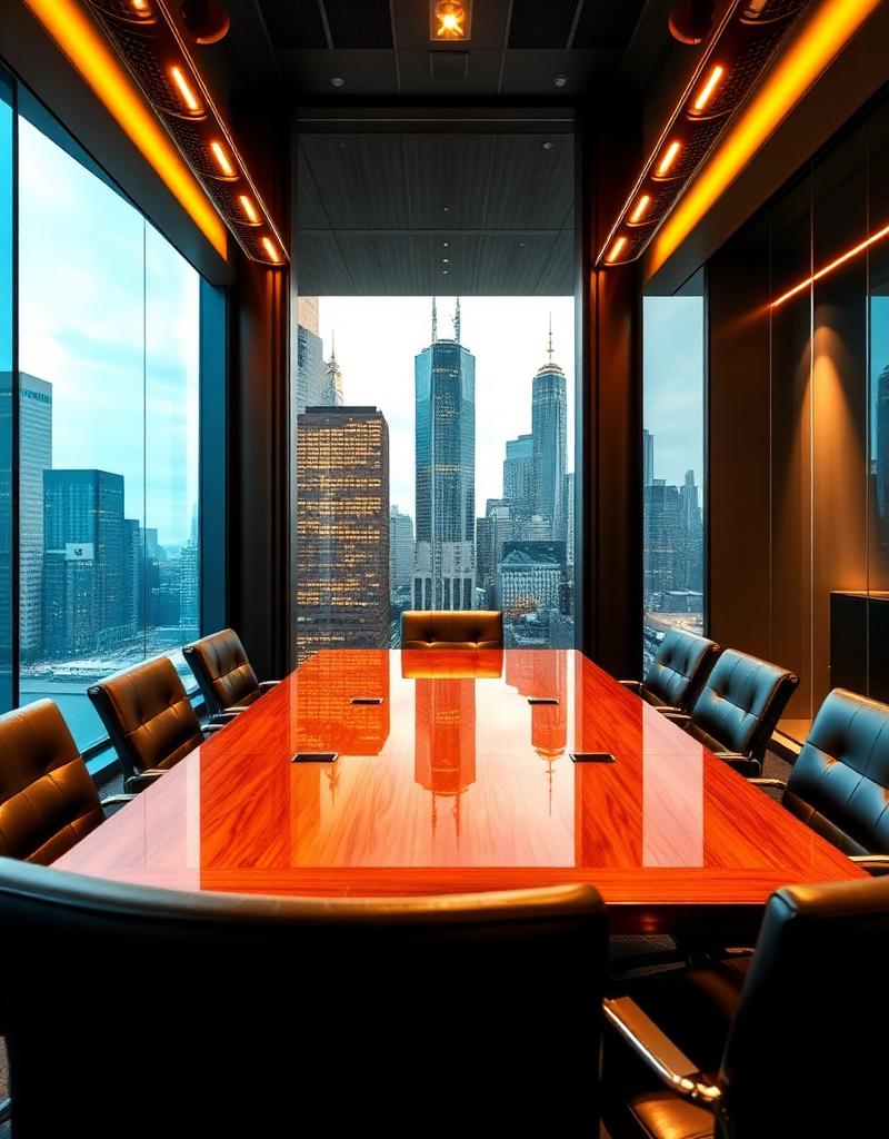 Tri State Business Authority corporate boardroom