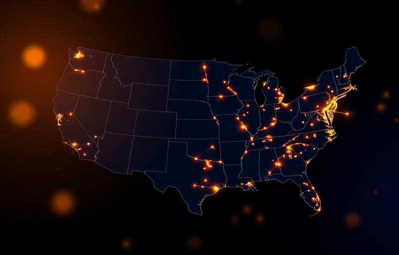 Nationwide buyer network map
